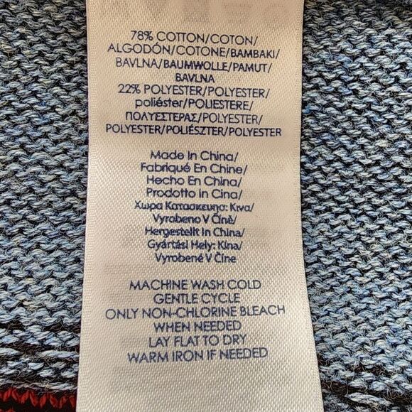 CHAPS‎ Cardigan Sweater Aztec Women's Medium NWT - Picture 4 of 8